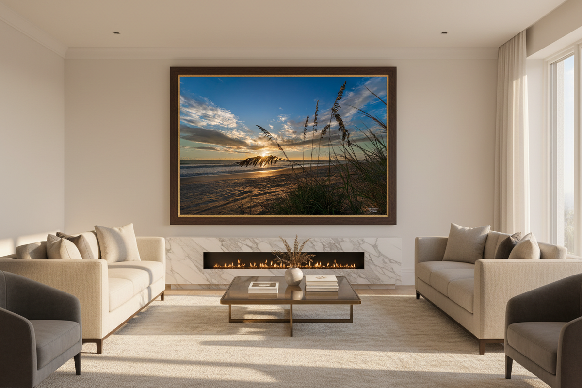 Color luxury living room mockup
